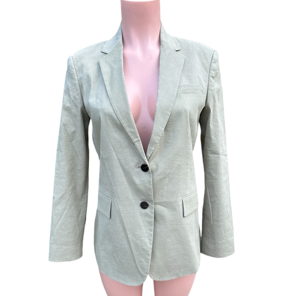 THEORY ROLLED SLEEVED BF JACKET UA********SIZE: 0